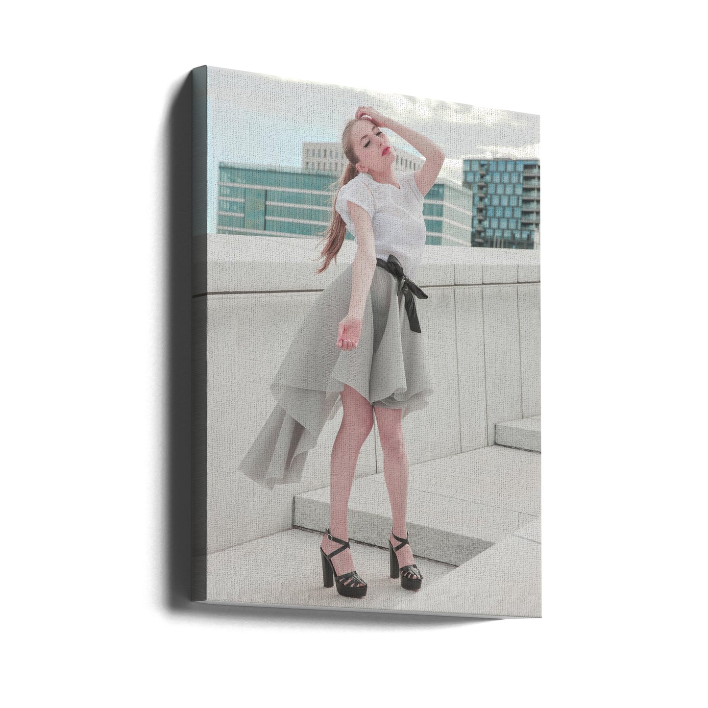 Rooftop Fashion Mood. | Canvas