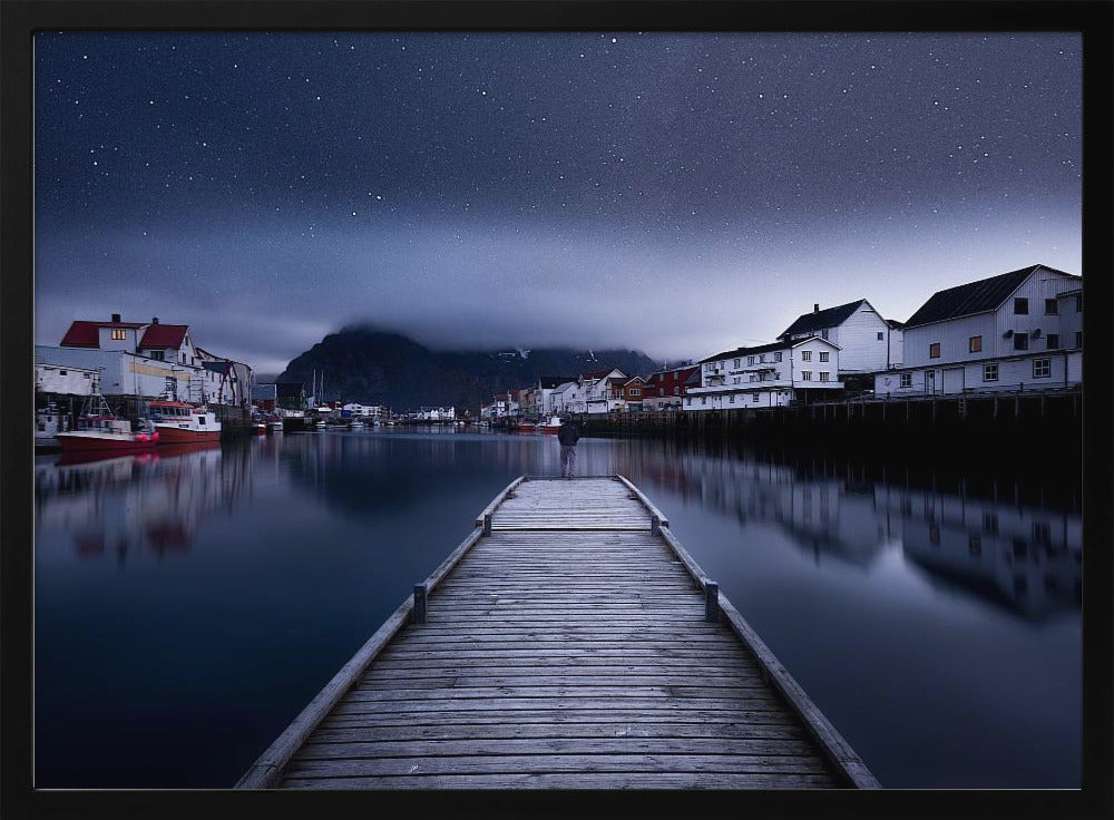 När natten faller från himlen | Poster