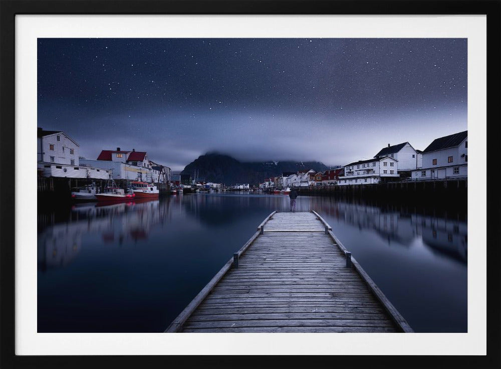 När natten faller från himlen | Poster