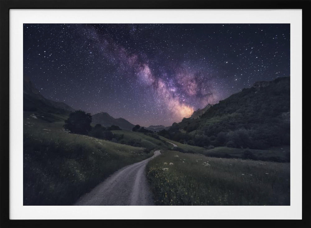 Weg zu den Sternen | Poster - Kunstdruck