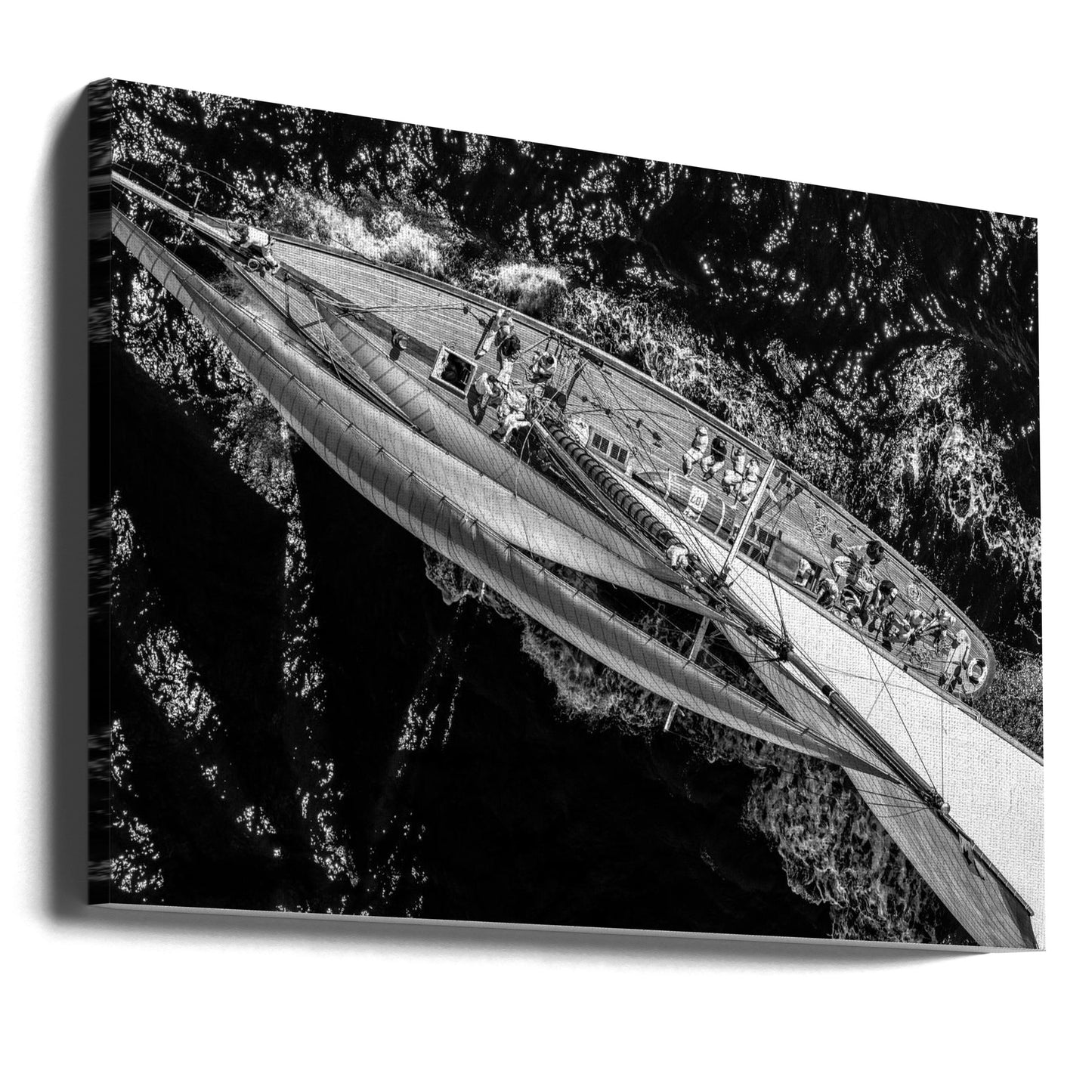 Above the racing ship | Canvas