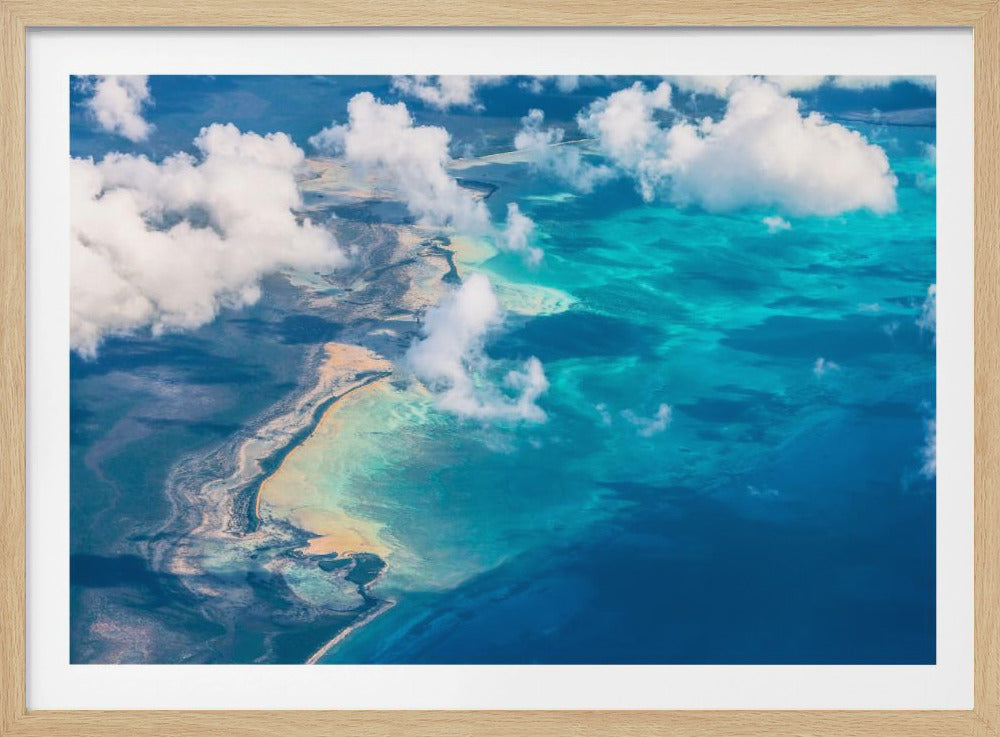 Sandstrand möter hav | Poster
