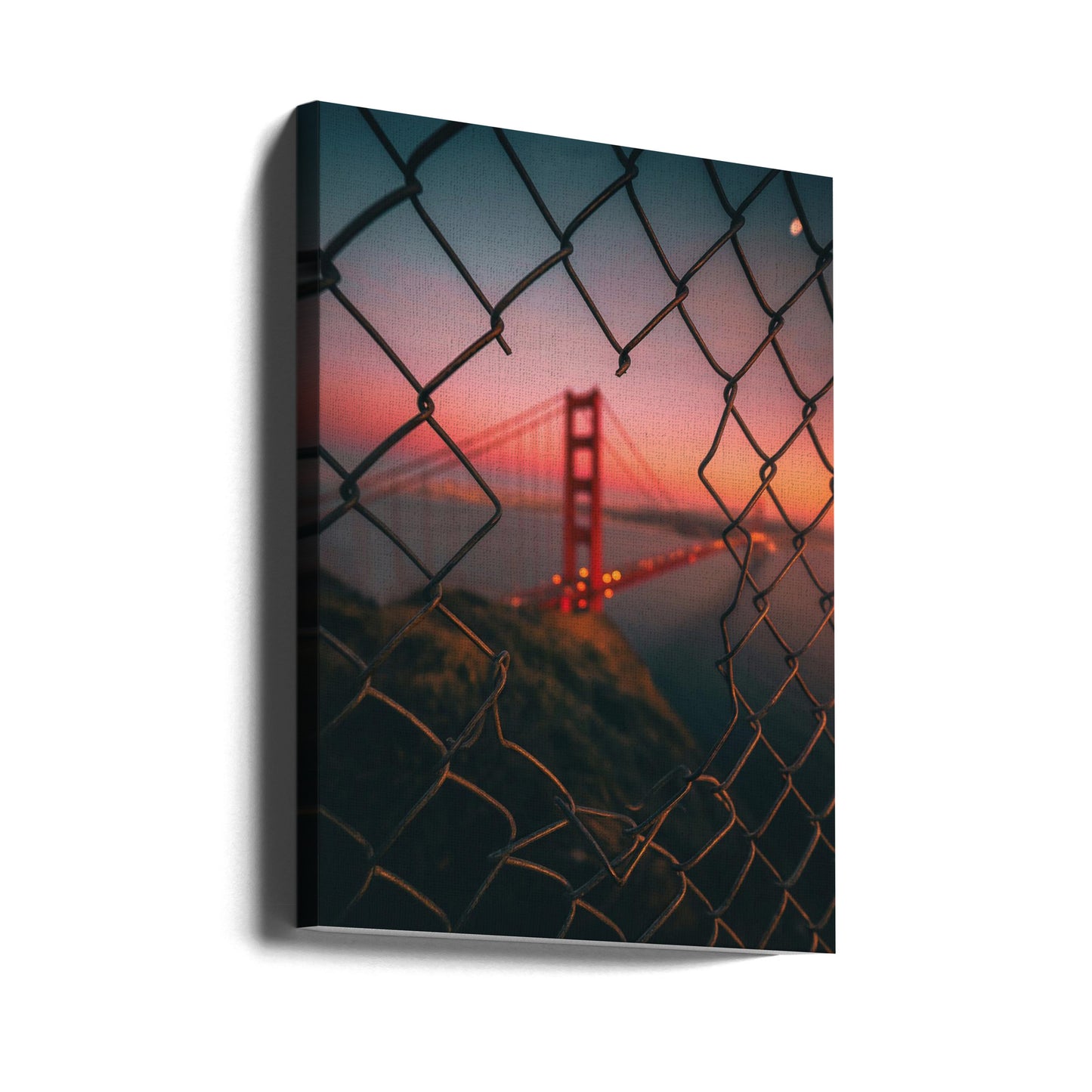 Golden Gate Caged | Canvas