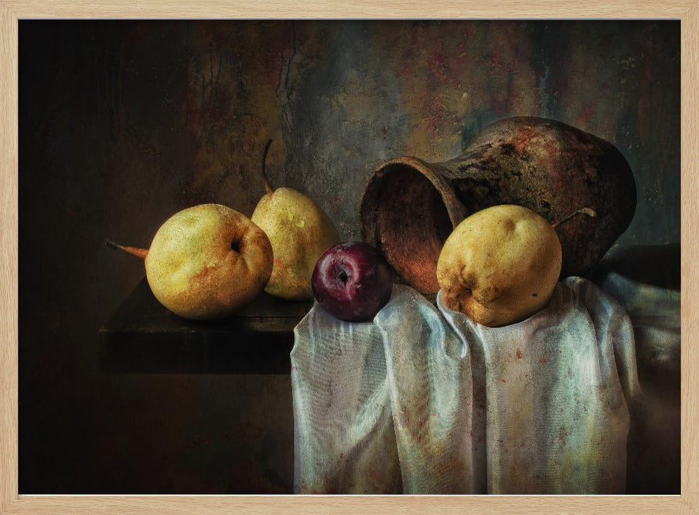 Sketch with pears | Poster
