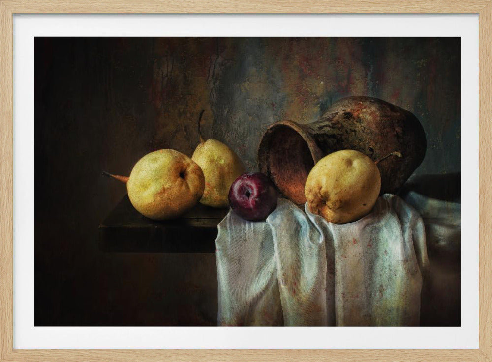 Sketch with pears | Poster