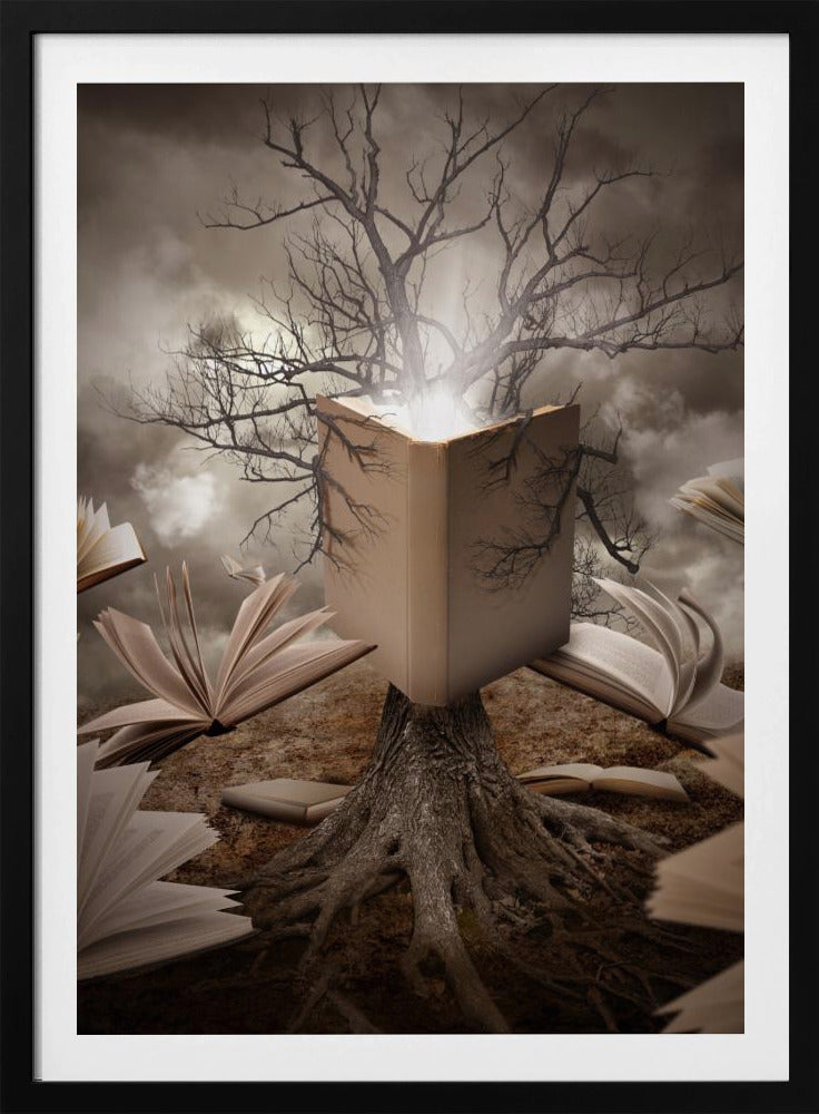 Gammal trädläsningsbok | Poster