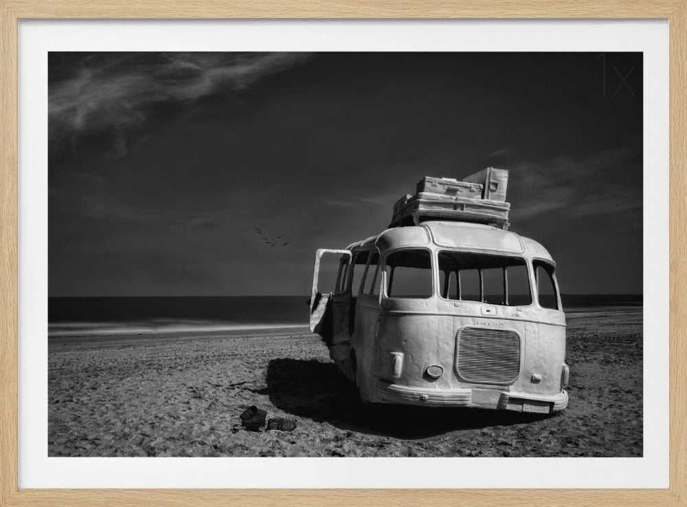 Strandad buss | Affisch