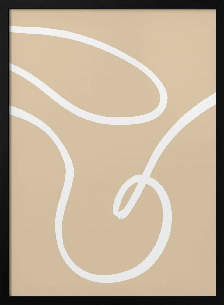Beige linjer 02 | Poster
