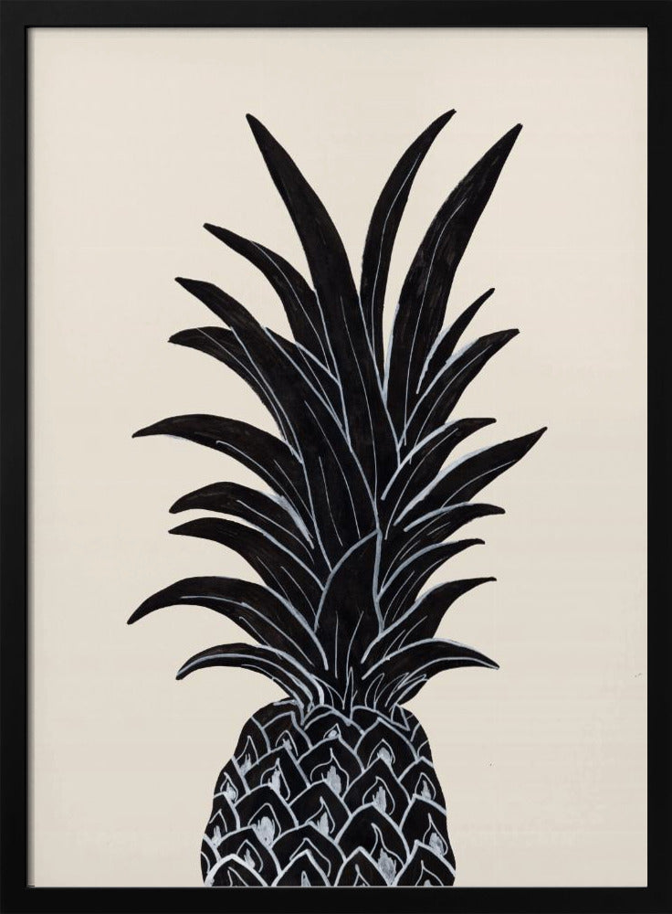 Czarny Ananas | Plakaty - Wydruki Artystyczne
