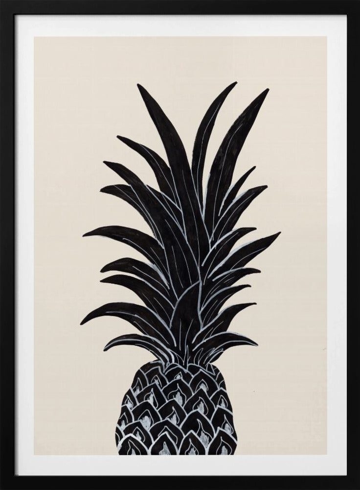Czarny Ananas | Plakaty - Wydruki Artystyczne