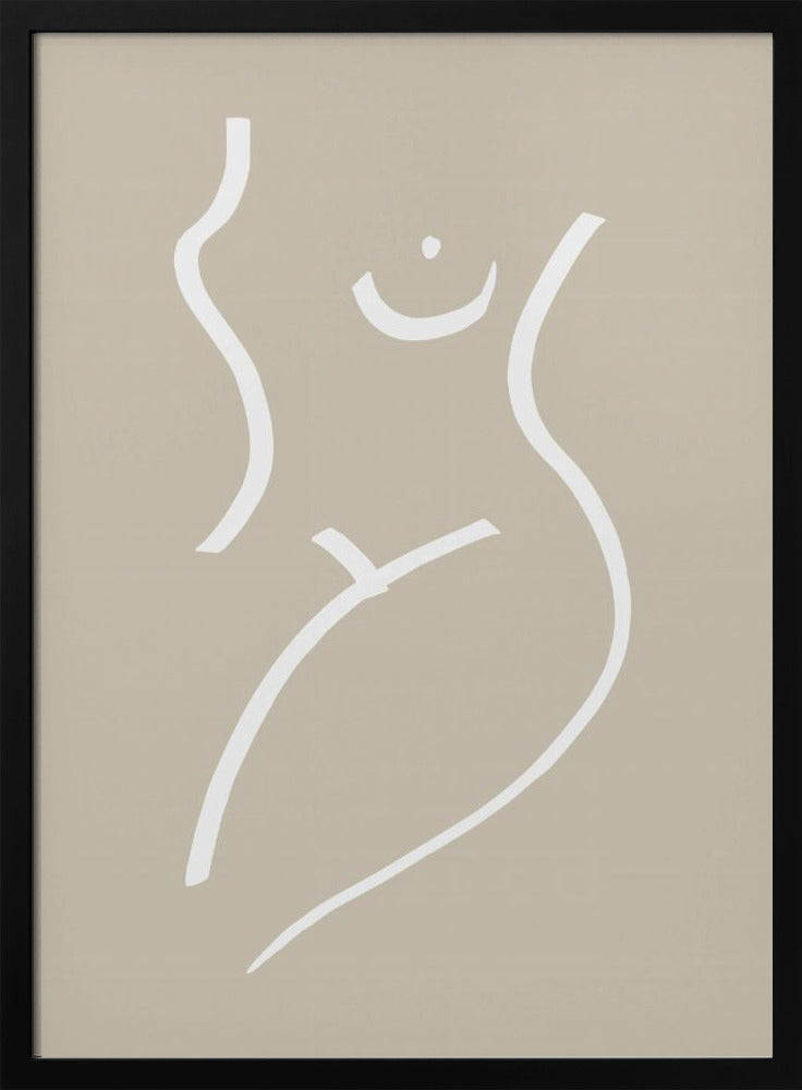 Kroppsskiss Sand | Poster
