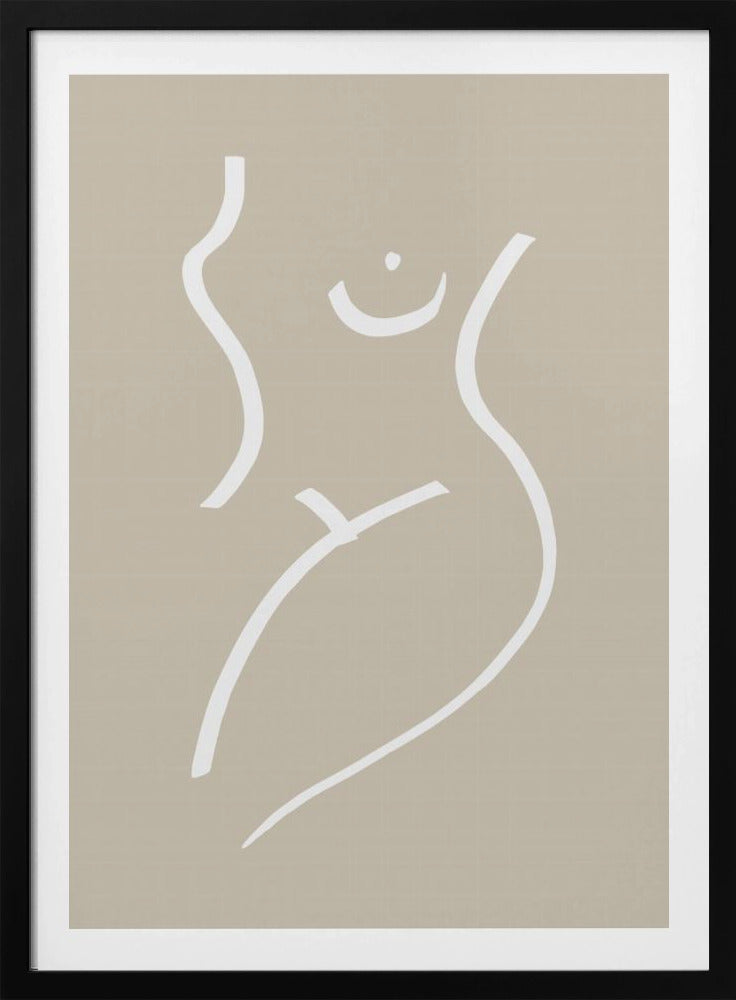 Kroppsskiss Sand | Poster