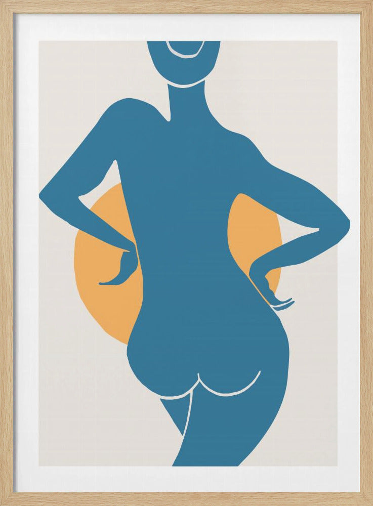 Blå kvinna | Poster