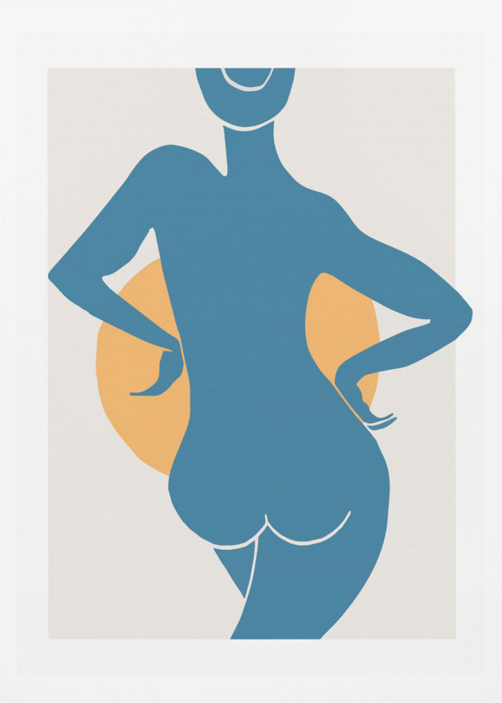 Blå kvinna | Poster