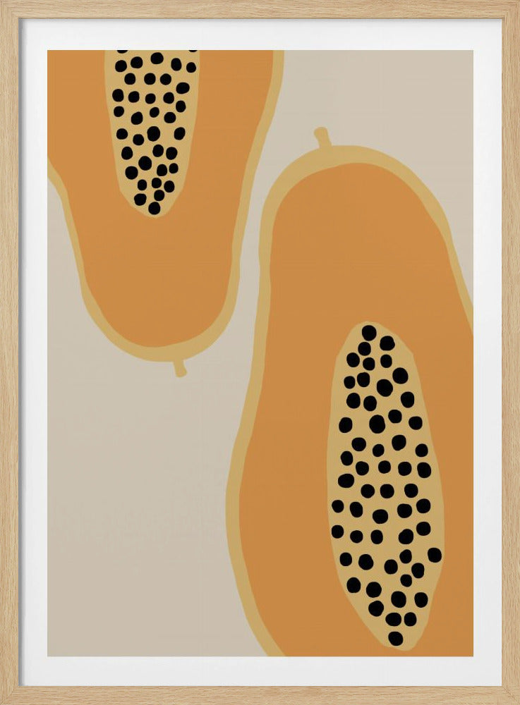 Papayafrucht | Poster - Kunstdruck