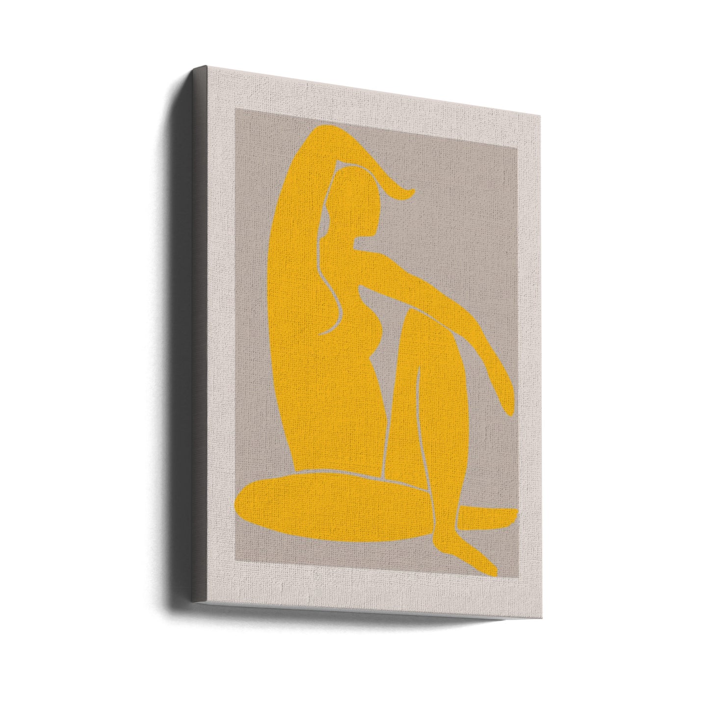 Yellow Figure | Canvas
