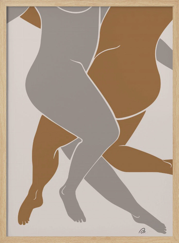 Lovers Beige | Poster
