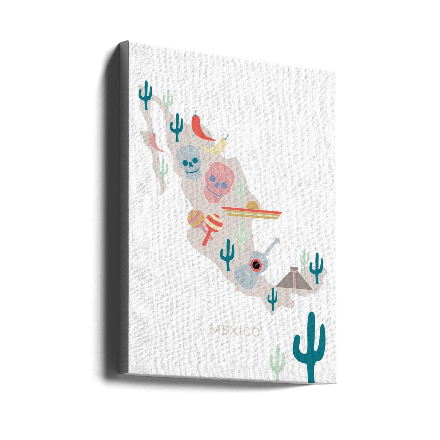 Mexikokarta nr 1 | Canvas