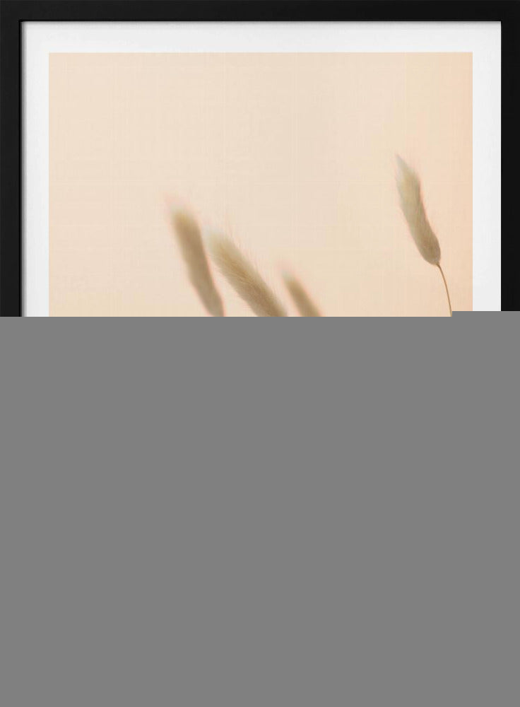 Bunny Grass Peach 03 | Poster