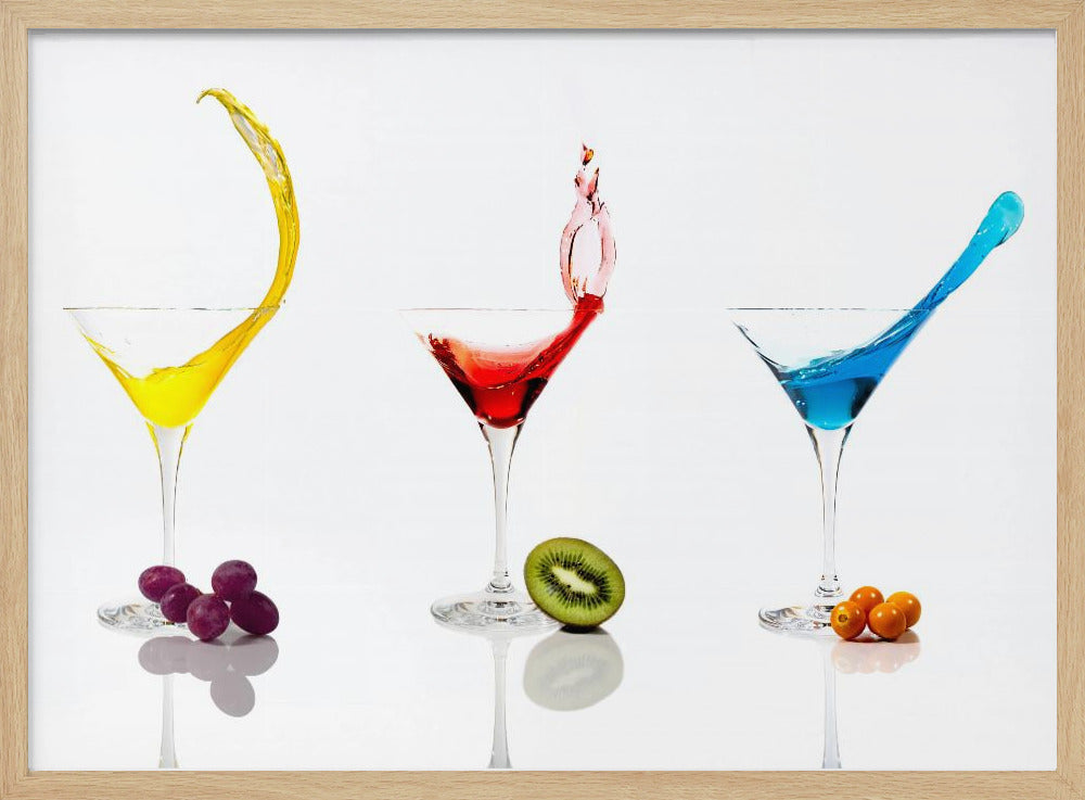 Cocktails och frukt | Poster