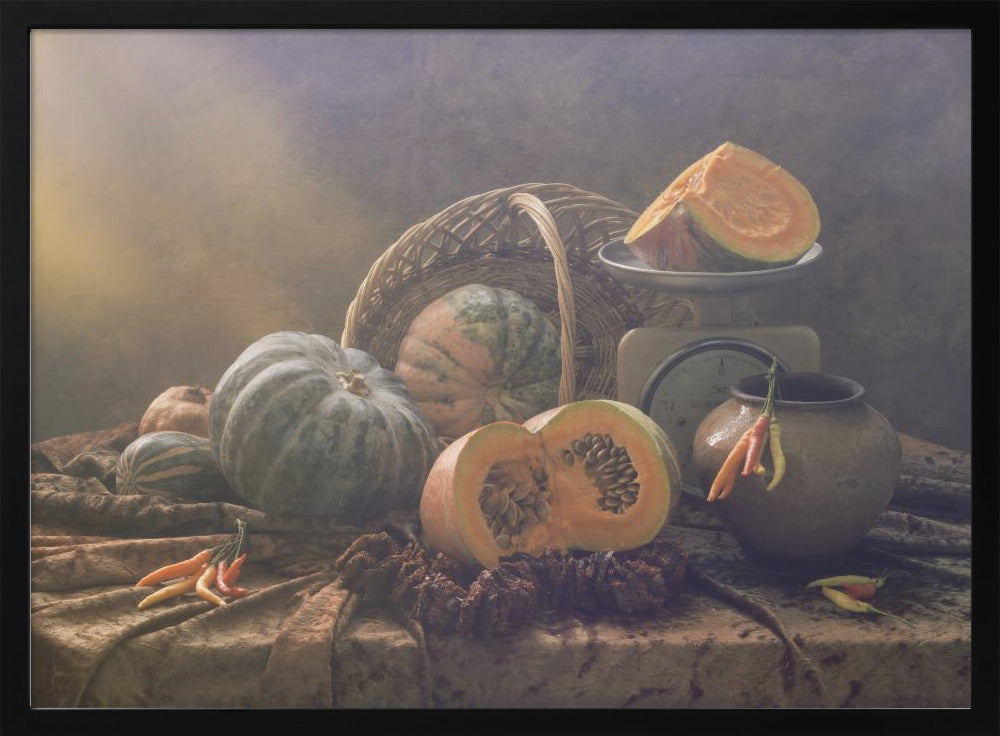 Stilleben med pumpor | Poster