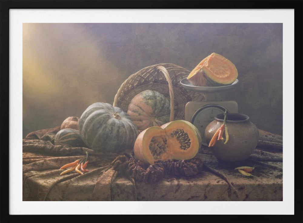 Stilleben med pumpor | Poster