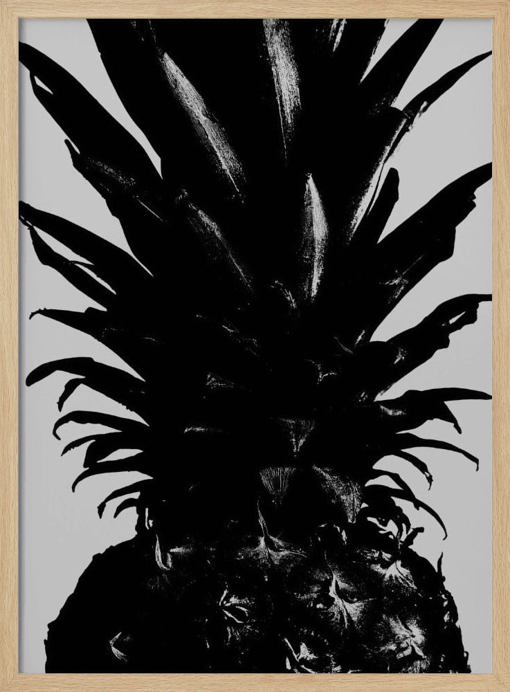 Ananas svartvit | Poster