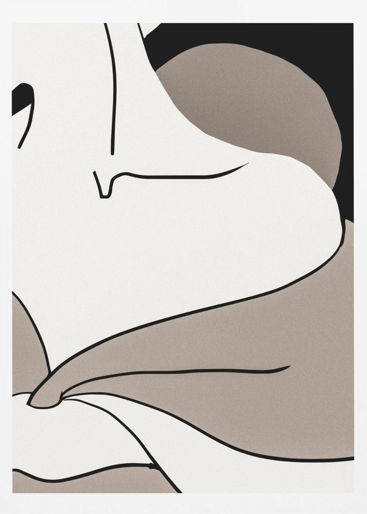 matisse_shoulder_vector_002_Svart | Poster