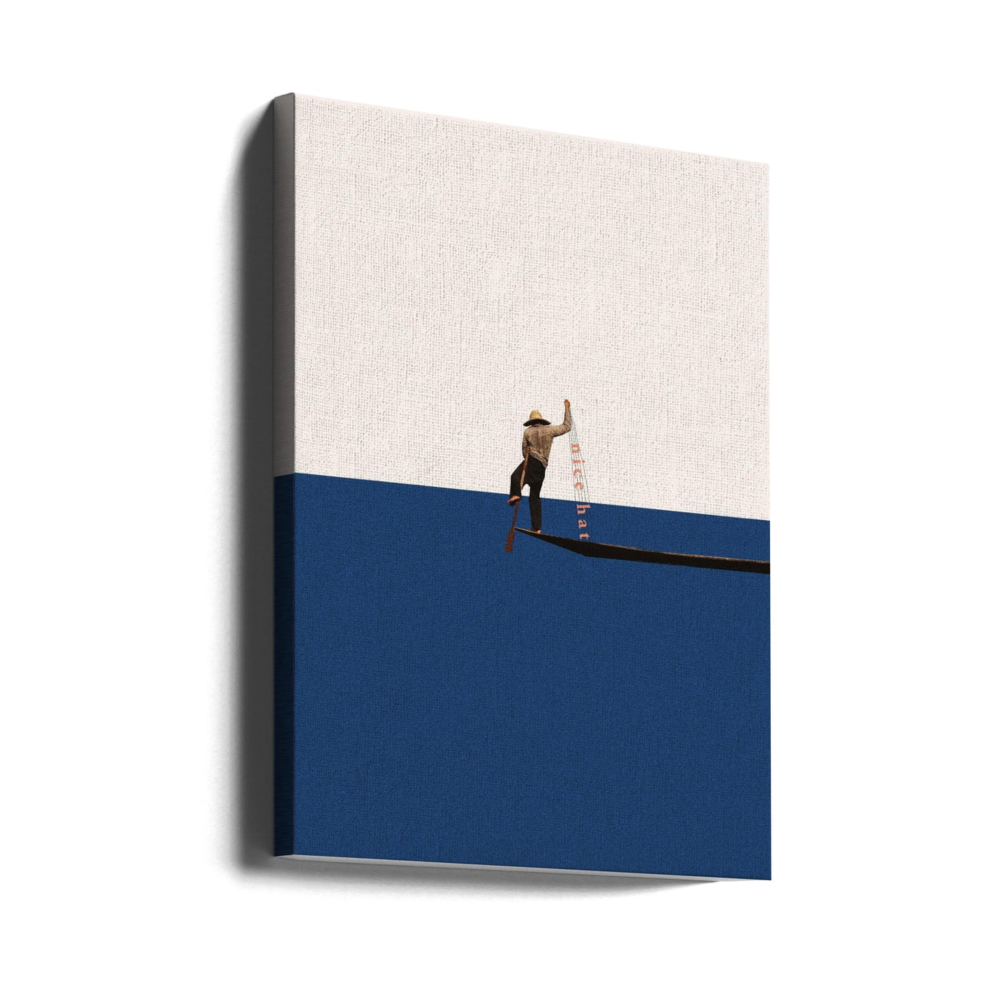 Fishing for compliments | Canvas
