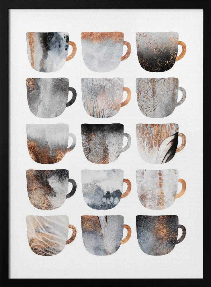Drömlika kaffekoppar | Poster