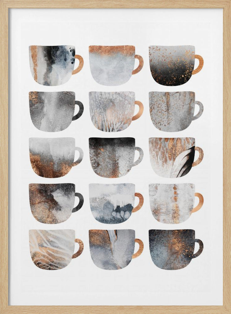 Drömlika kaffekoppar | Poster