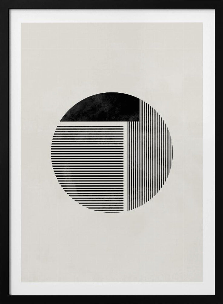 Minimalistisk rund | Poster