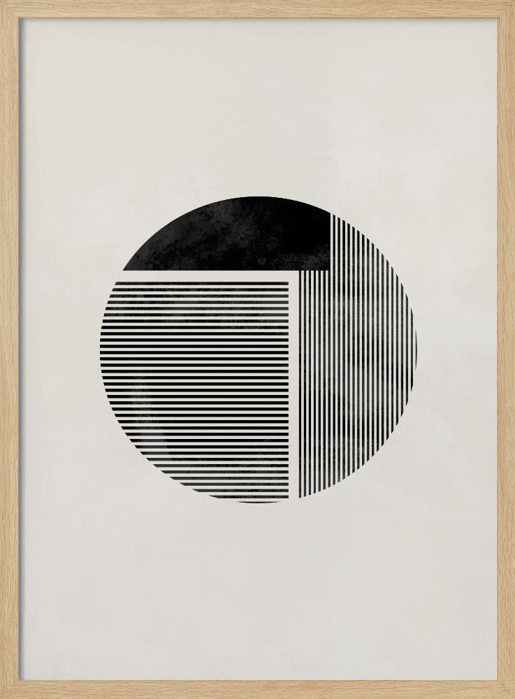 Minimalistisk rund | Poster