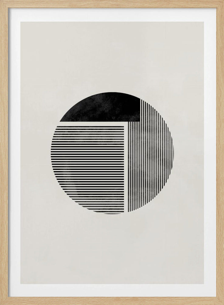 Minimalistisk rund | Poster