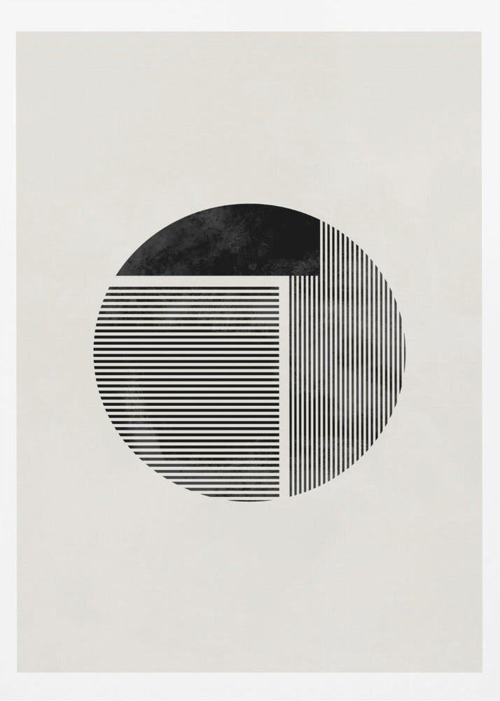 Minimalistisk rund | Poster