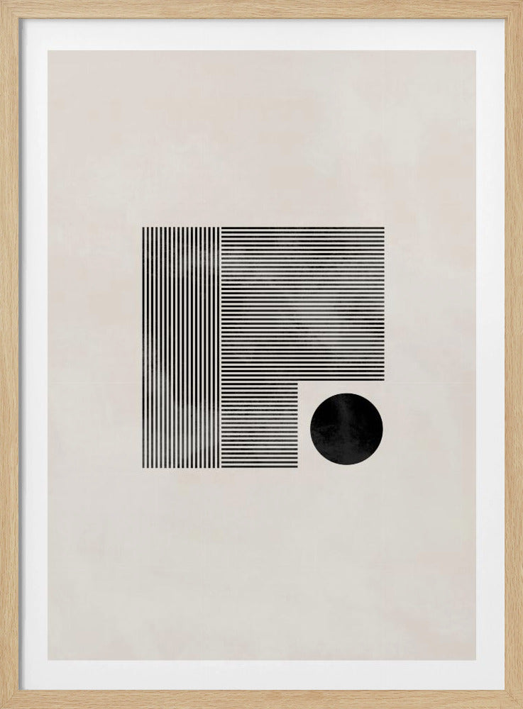 Minimalistisk fyrkantig | Poster