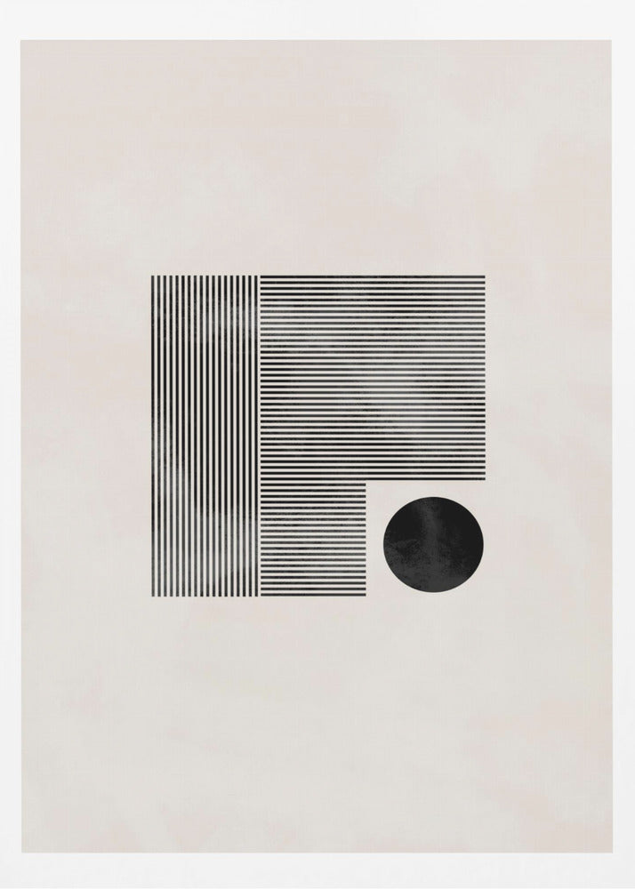 Minimalistisk fyrkantig | Poster