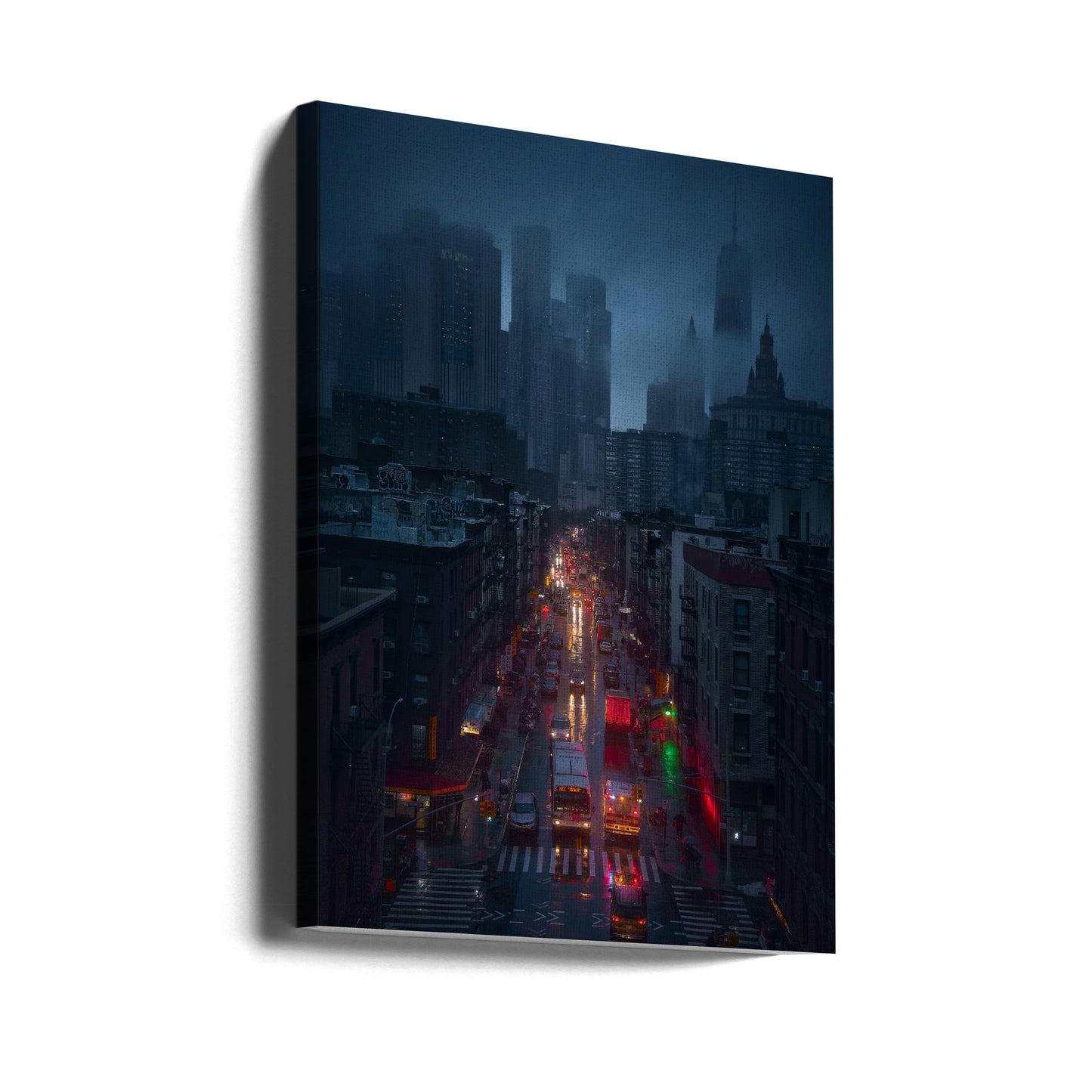 Regnende Chinatown | Lerretsbilder