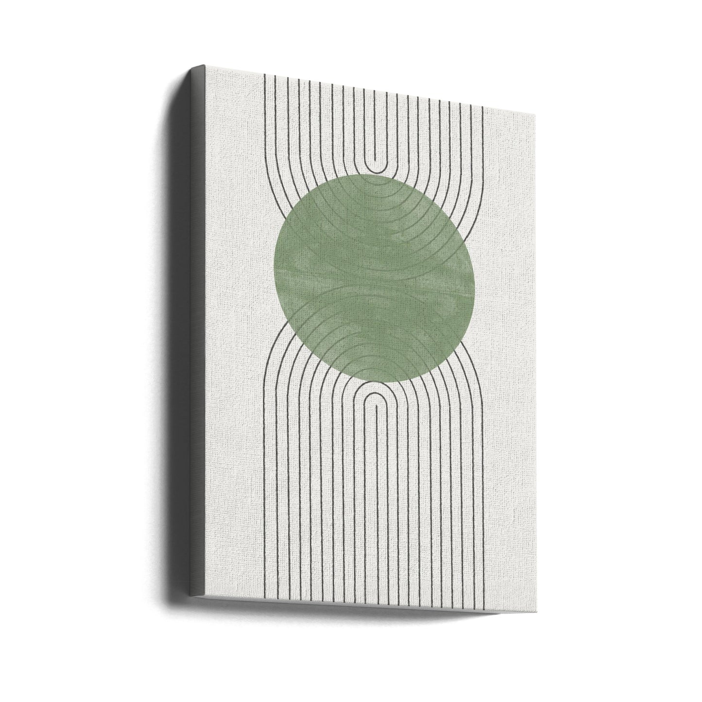 Green Moon No2. | Canvas