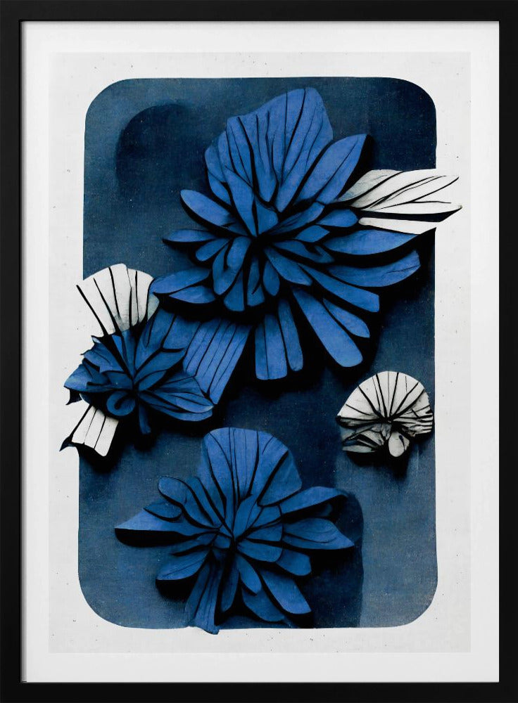 Blå Blommande Djup | Poster