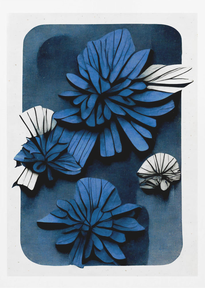 Blå Blommande Djup | Poster