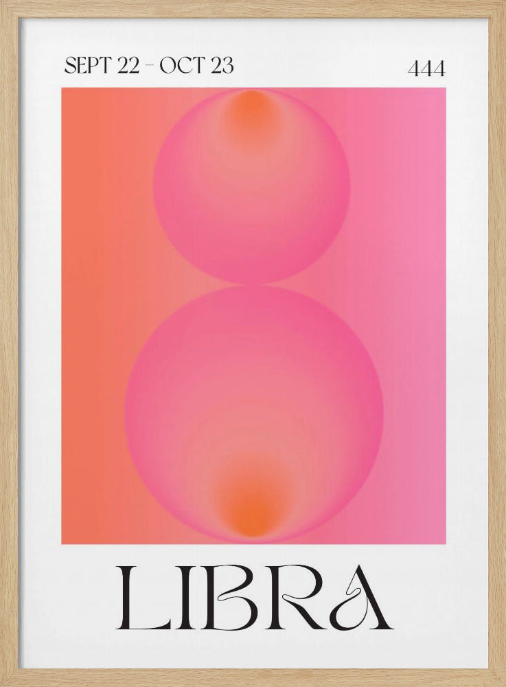 Libra's Dual Glow | Poster
