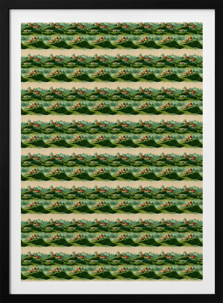Ändlösa gröna kullar | Poster