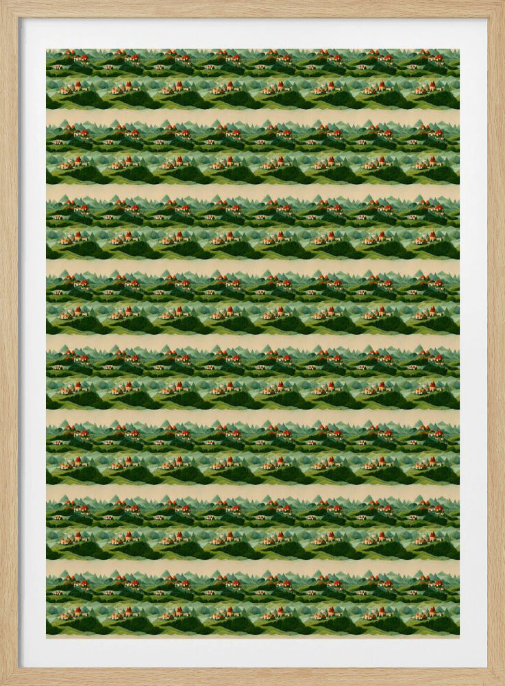 Ändlösa gröna kullar | Poster