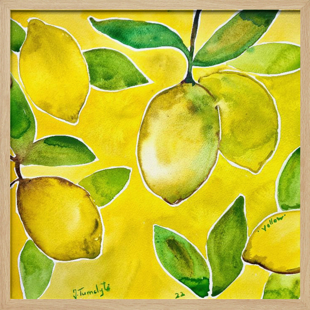 Gula citroner | Poster