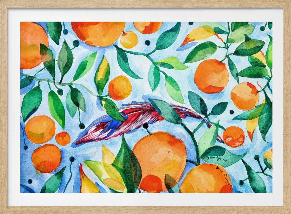 Orange Blå | Poster