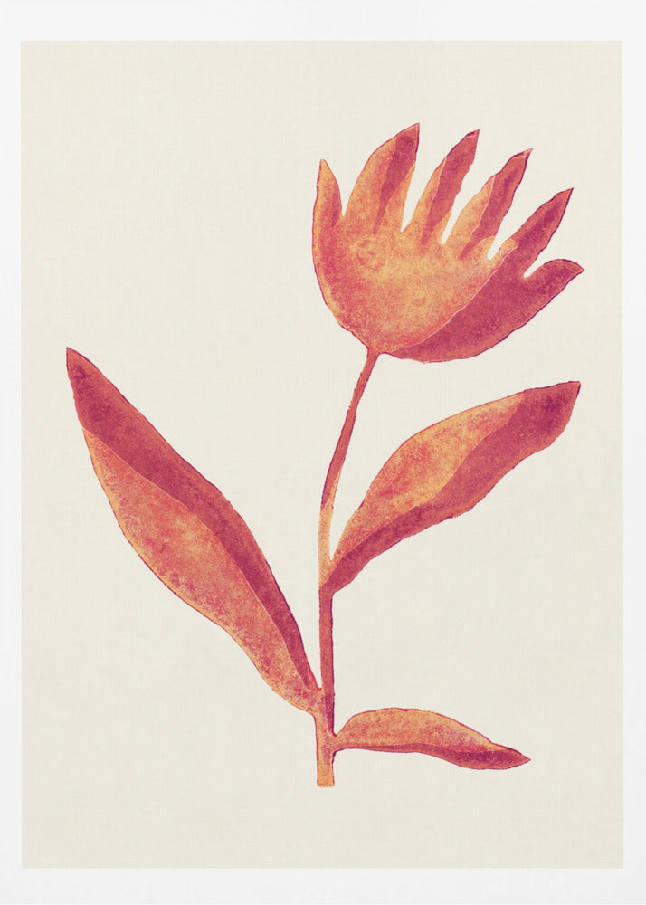 Linoleumsnitt / Viva Magenta | Poster