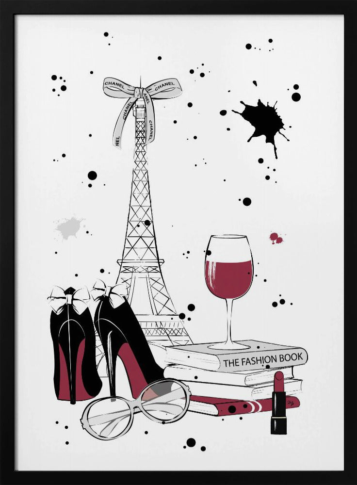 Chic parisisk natt | Poster
