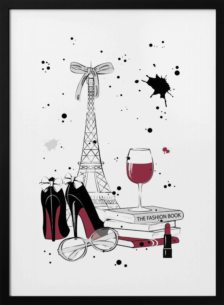 Chic parisisk natt | Poster