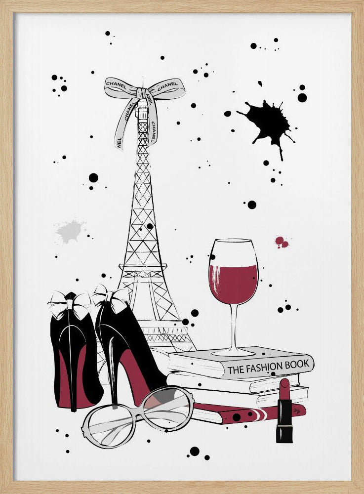 Chic parisisk natt | Poster